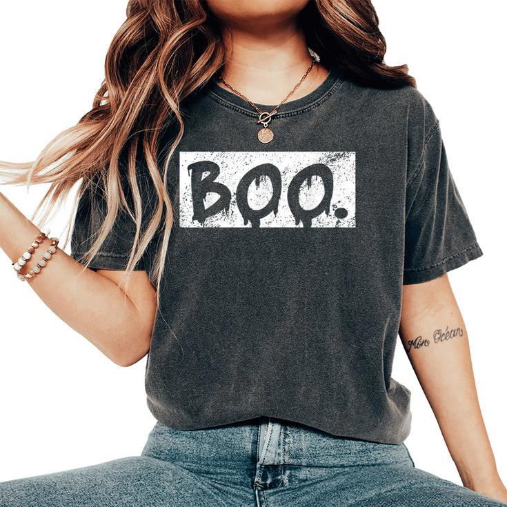 Vintage Boo Lazy Halloween Costumes For And Women's Oversized Comfort T-Shirt