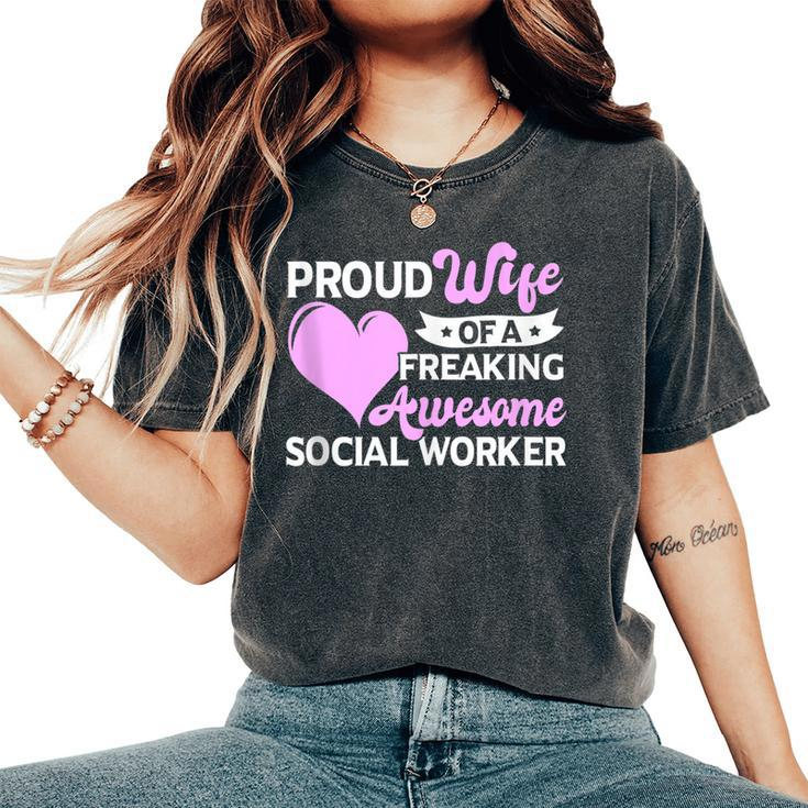 Welfare Almoner Social Worker Wife Women's Oversized Comfort T-Shirt
