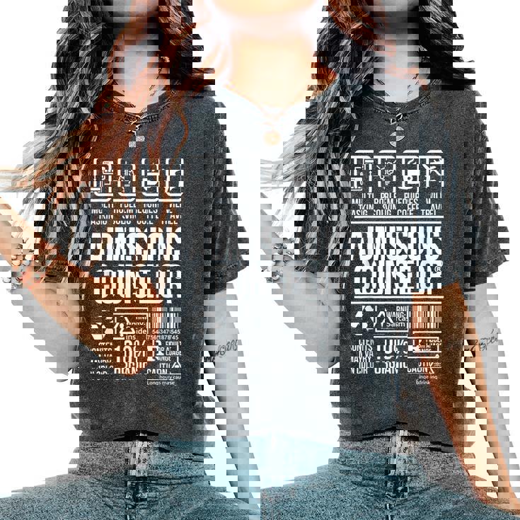 Admissions Counselor Job Profession Dw Women's Oversized Comfort T-Shirt Admissions Counselor Job Profession Dw Women's Oversized Comfort T-Shirt