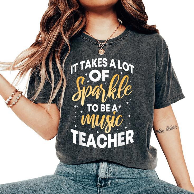 Music Teacher Musical Professor Conservatory Instructor Women's Oversized Comfort T-Shirt