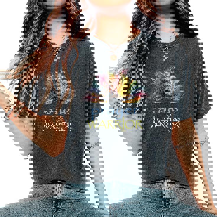 Prayer Warrior Christian For Women Women's Oversized Comfort T-Shirt