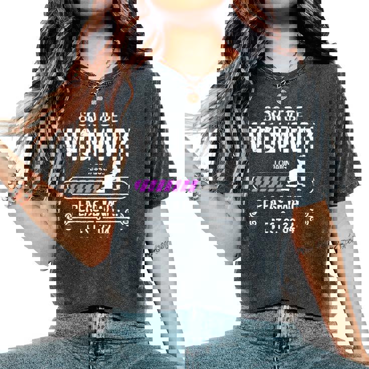 Soon To Be Mommy 2024 First Time Mom Pregnancy Women's Oversized Comfort T-Shirt Soon To Be Mommy 2024 First Time Mom Pregnancy Women's Oversized Comfort T-Shirt