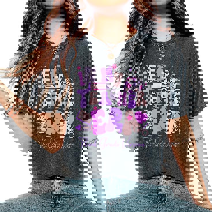 In My Teacher Era 3Rd Grade Version 3Rd Grade Teacher Era Women's Oversized Comfort T-Shirt