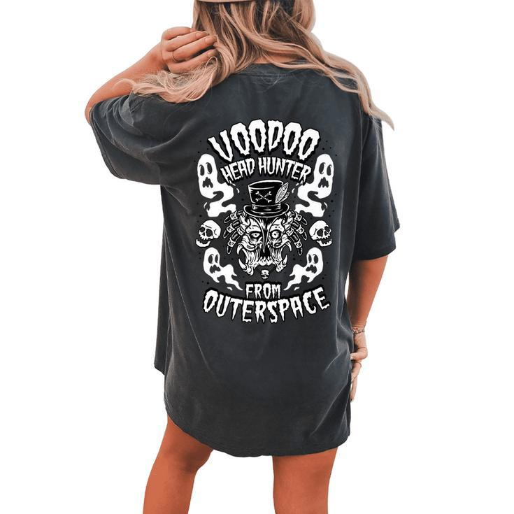 Psychobilly Horror Punk Rock Hr Voodoo Alien Alien Women's Oversized Comfort T-shirt Back Print