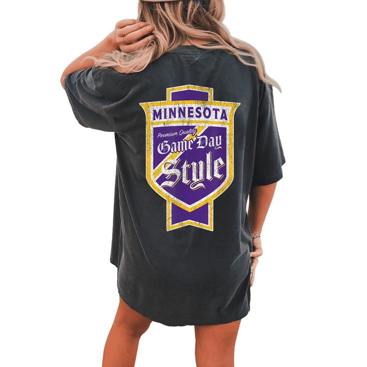 Scandinavian Pride Minnesota Pride Beer Label Women's Oversized Comfort T-shirt Back Print