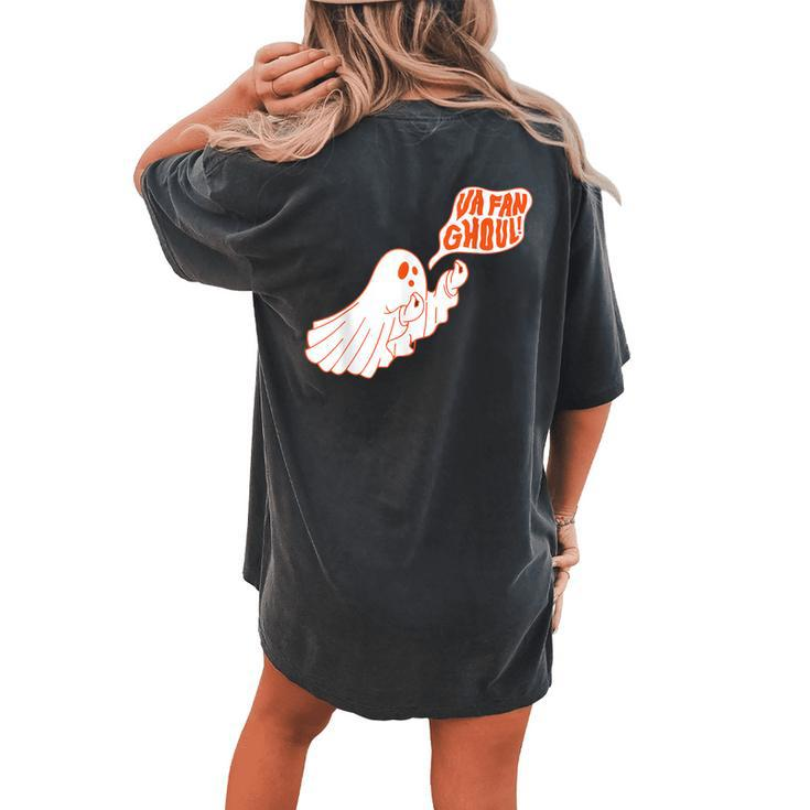 Va Fan Ghoul For Italian Halloween Ghost Women's Oversized Comfort T-shirt Back Print
