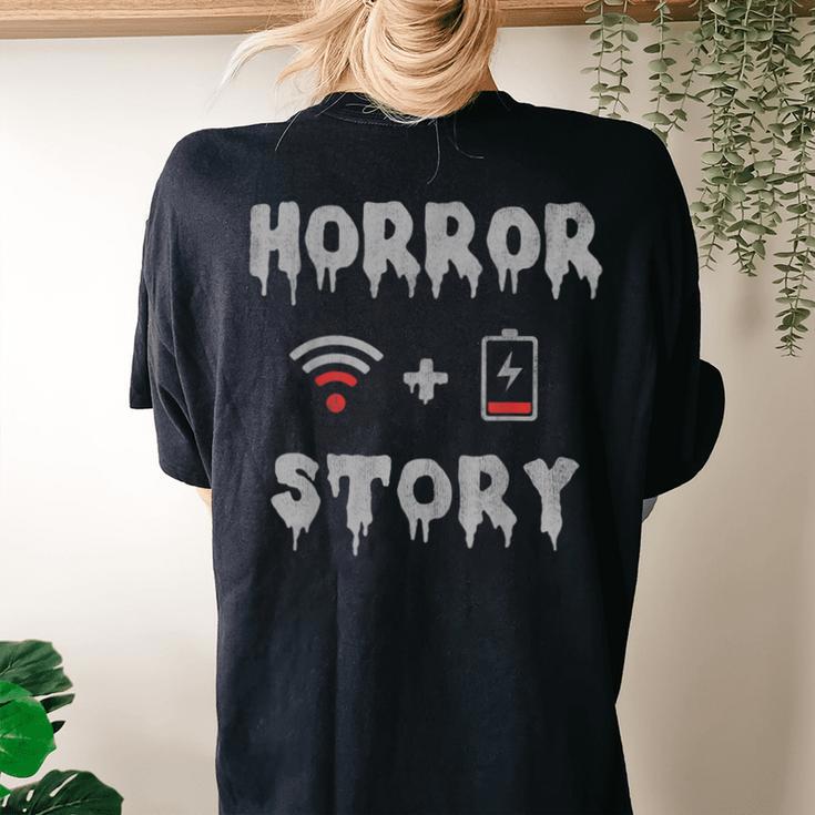 Halloween Horror Story Low Battery No Wifi Graphic Halloween Coffee Mug