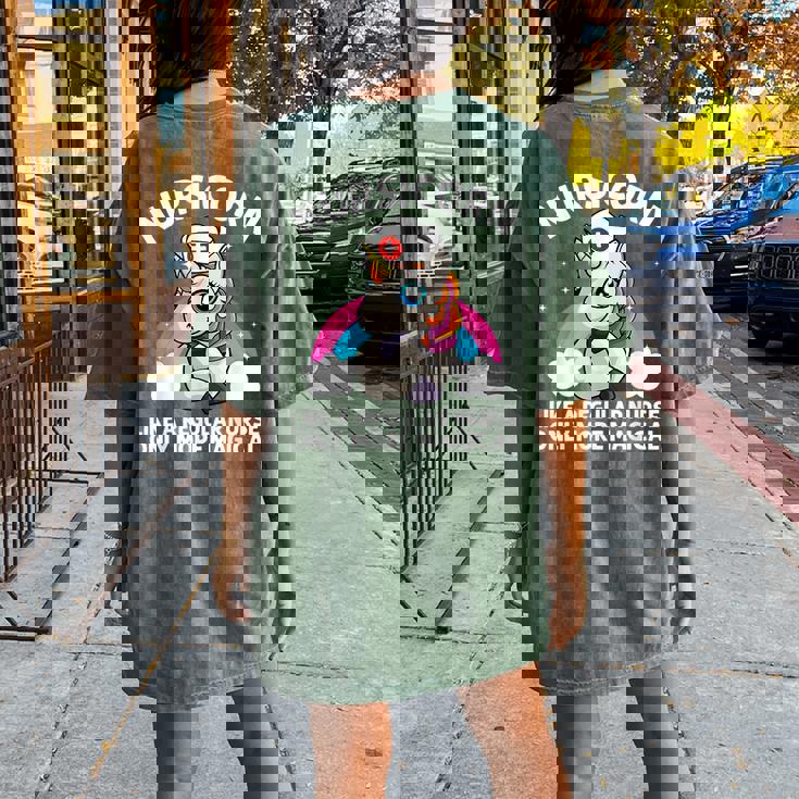 Cool Nurse For Unicorn Medical Nurses Rn Nursing Women's Oversized