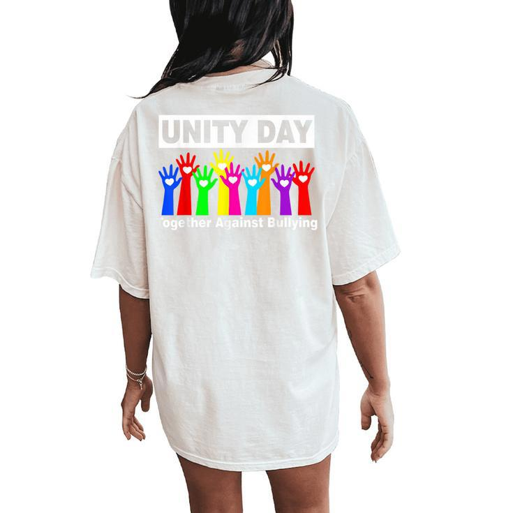 Unity Day Orange Anti Bullying Outfit And Be Kind Women's Oversized Comfort T-Shirt Back Print