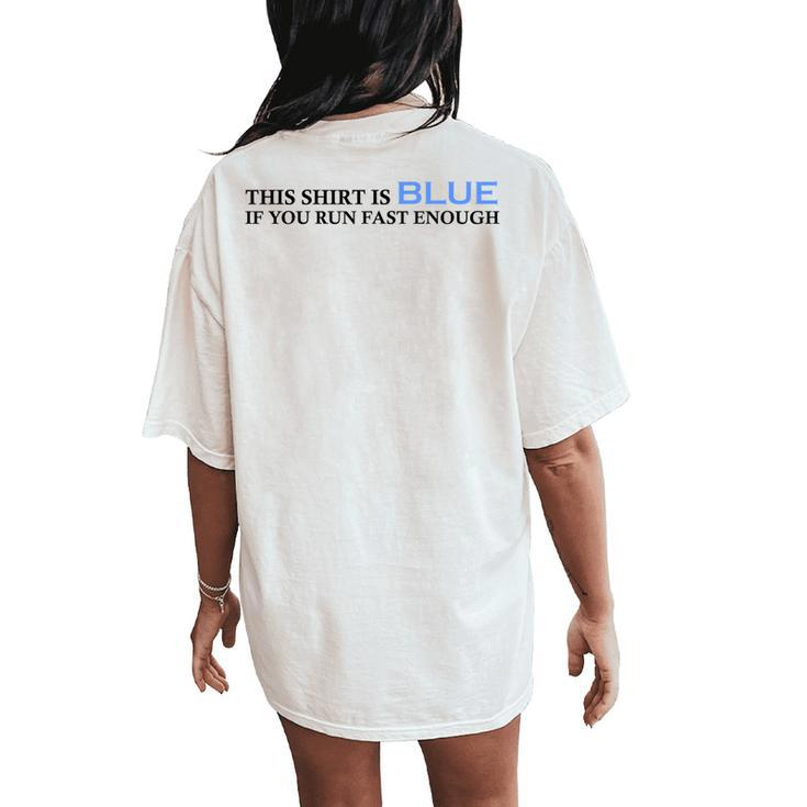 Doppler Shift Physics Teacher For Science Nerd Geek Women's Oversized Comfort T-Shirt Back Print