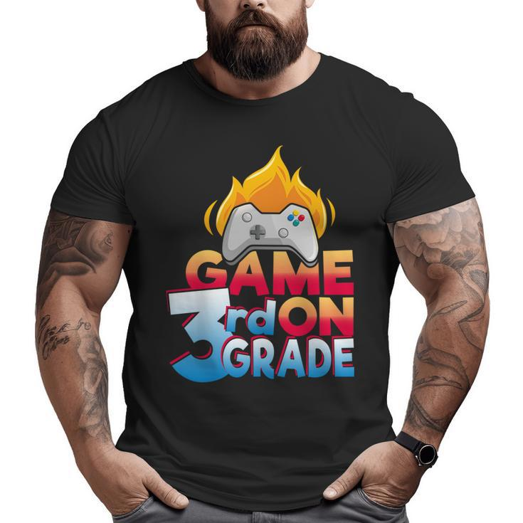 3Rd Grade Teacher & Student - Game On Controller  Gifts For Teacher Funny Gifts Big and Tall Men Graphic T-shirt
