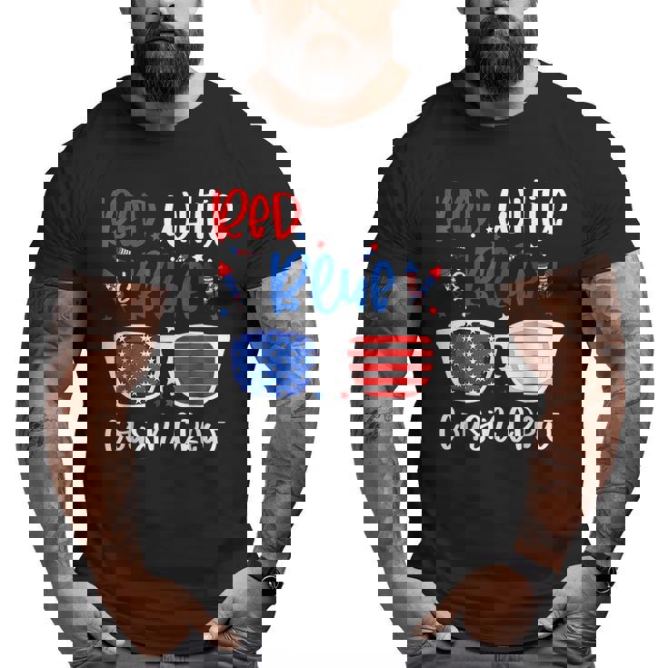 Red White & Blue Cousin Crew 4Th Of July Kids Usa Usa Funny Gifts Big and Tall Men Graphic T-shirt