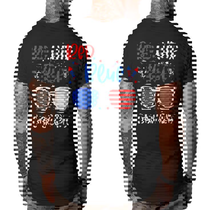 Red White & Blue Cousin Crew 4Th Of July Kids Usa  Usa Funny Gifts Big and Tall Men Back Print T-shirt