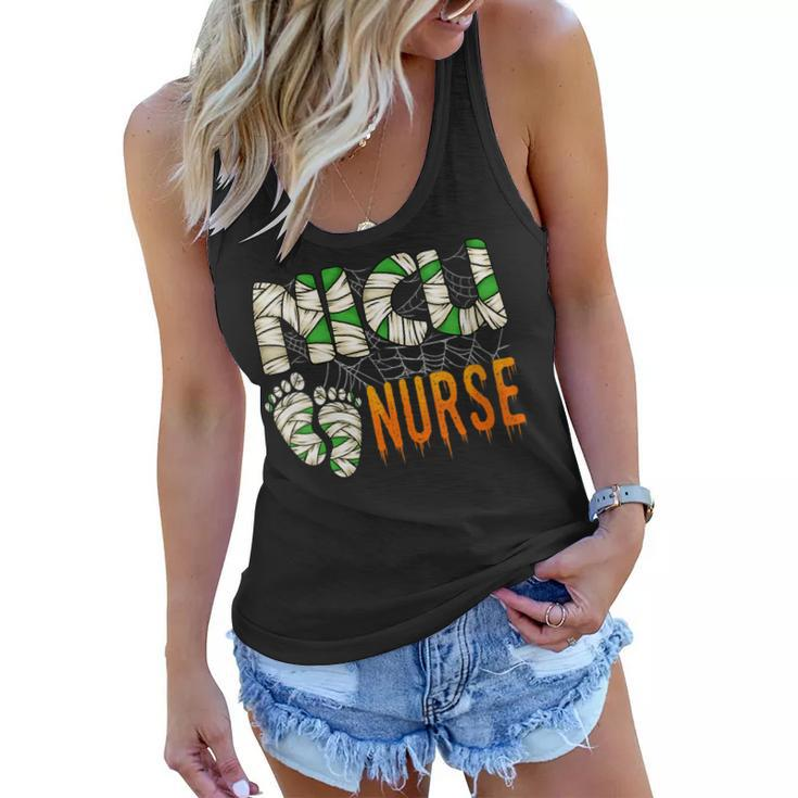 Halloween Nicu Nursing Mummy Costumes Neonatal Nurses Women Flowy Tank