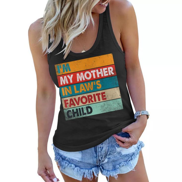 Im My Mother In Laws Favorite Child Family Matching Funny Women Flowy Tank