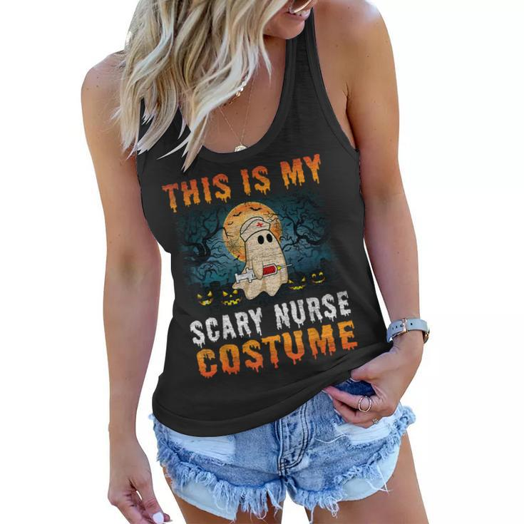 This Is My Scary Nurse Costume Halloween Girls Women Flowy Tank