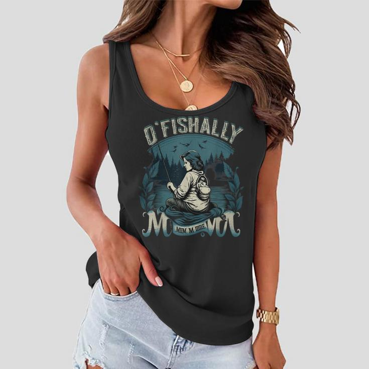 Funny Ofishally The Best Mama Fishing Rod Mommy Mothers Day Gift For Women Women Flowy Tank