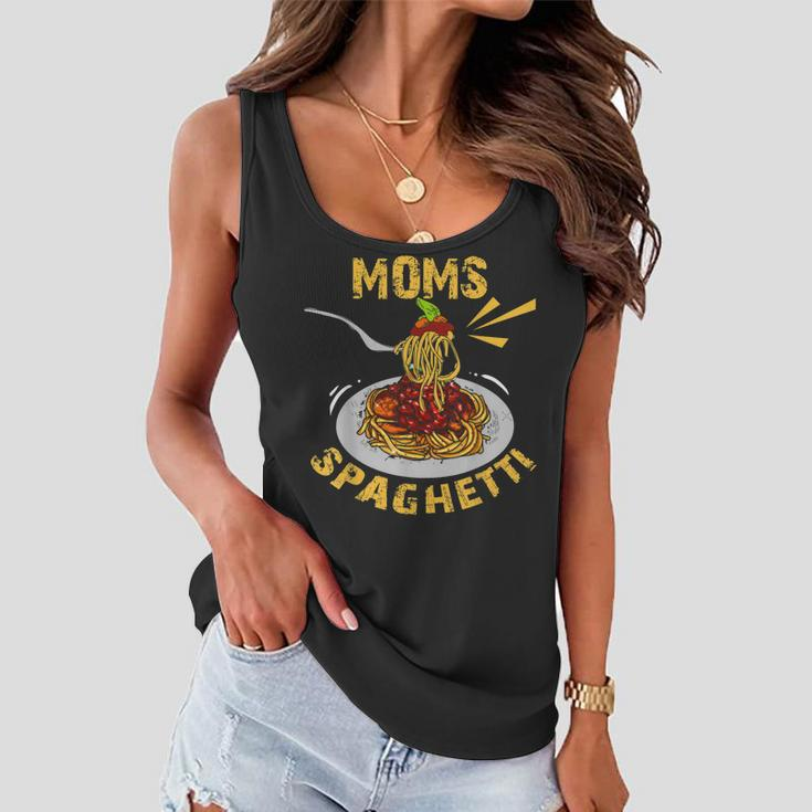 Moms Spaghetti Food Lovers Mothers Day Novelty Gift For Women Women Flowy Tank