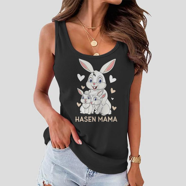 Rabbit Mum Design Cute Bunny Outfit For Girls Gift For Women Women Flowy Tank
