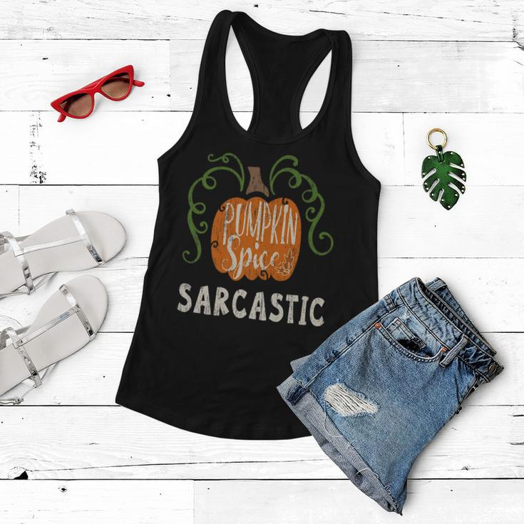 Sarcastic Pumkin Spice Fall Matching For Family Women Flowy Tank