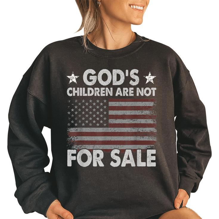 Gods Children Are Not For Sale Christian Gods Children Men  Women Oversized Sweatshirt