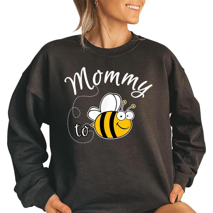 Mommy To Bee For Women Women's Oversized Sweatshirt