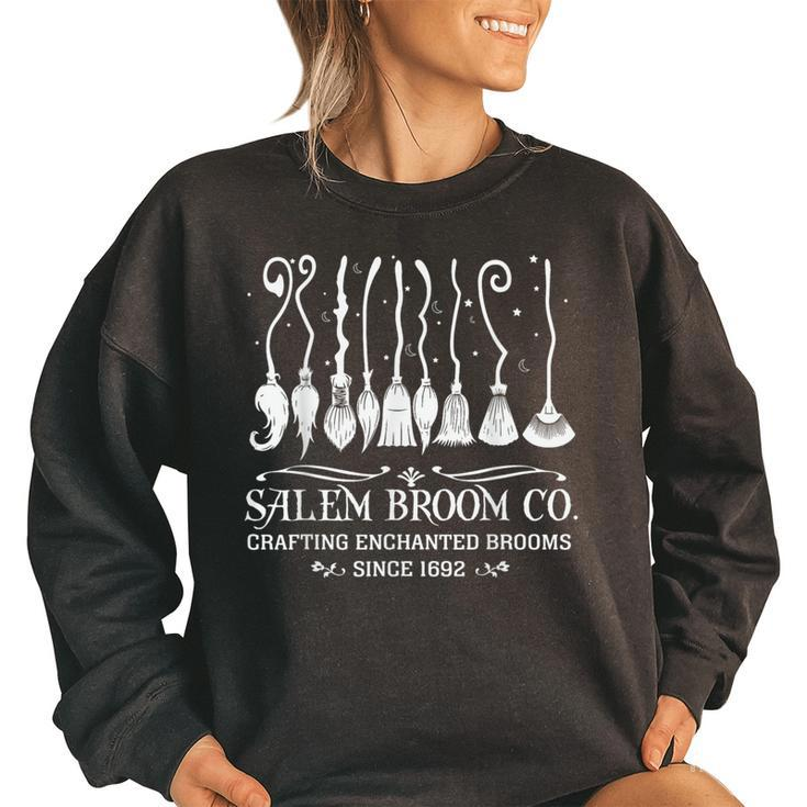 Retro Vintage Salem Broom Co 1692 They Missed One Women's Oversized Sweatshirt