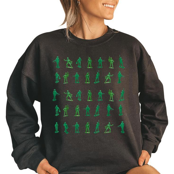 Toy Soldiers | Cute Little Lovers Gift Soldiers Gifts Women Oversized Sweatshirt