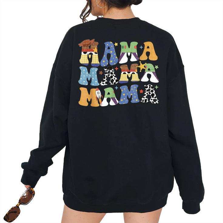 Toy Story Mama - Boy Mom For  Women's Oversized Sweatshirt Back Print