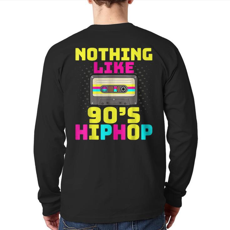 90S Hip Hop Rap Music Nostalgia Old School Clothing Gangster Back Print Long Sleeve T-shirt