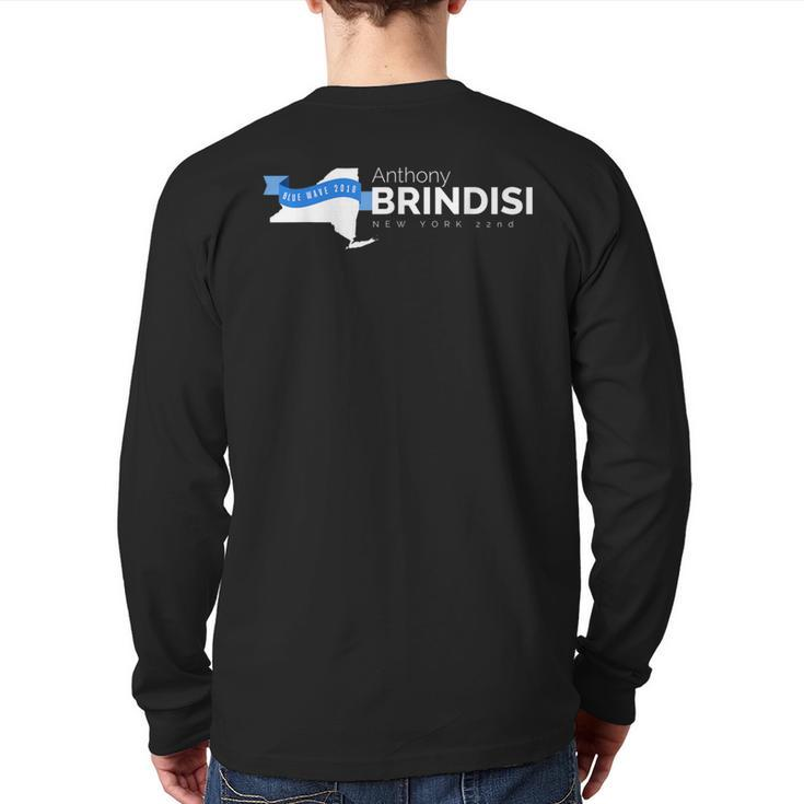 Anthony Brindisi New York 22Nd 2018 Midterms Back Print Long Sleeve T-shirt