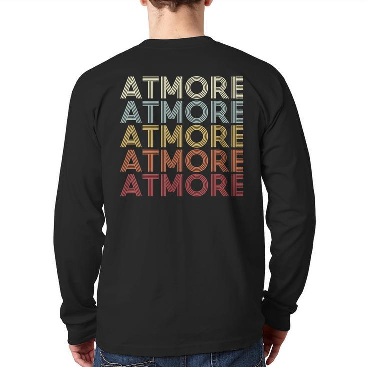 Atmore Alabama Atmore Al Retro Vintage Text Back Print Long Sleeve T-shirt