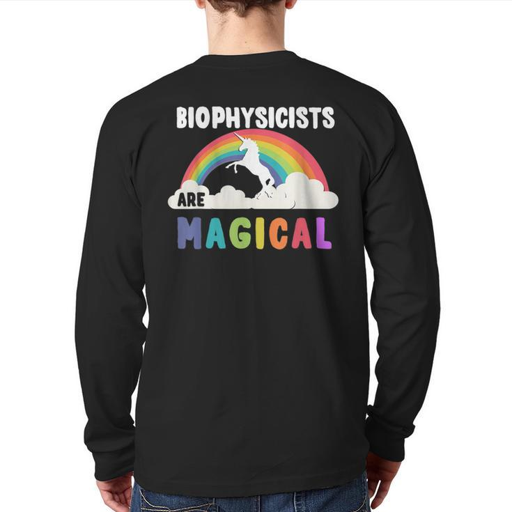 Biophysicists Are Magical Back Print Long Sleeve T-shirt