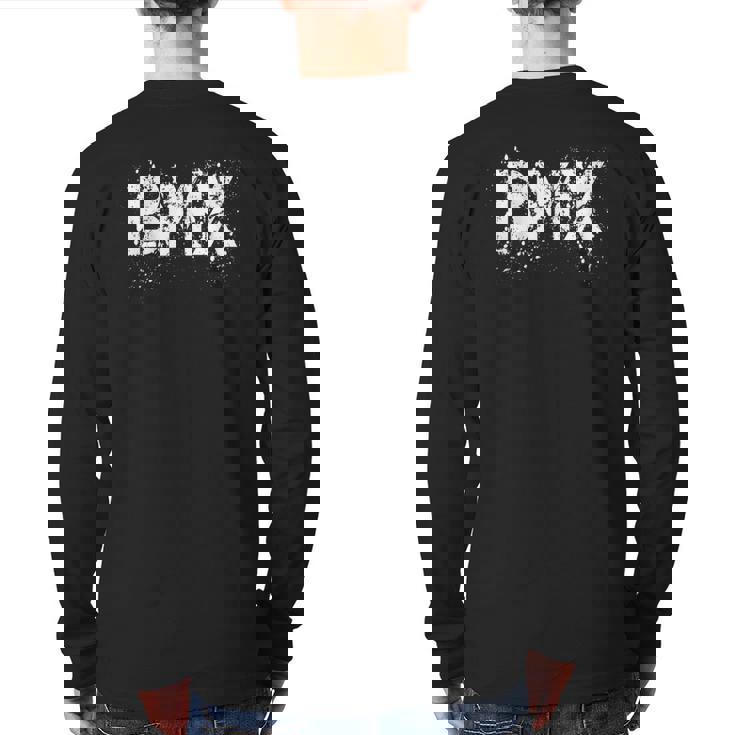 Bmx Sport Back Print Long Sleeve T-shirt