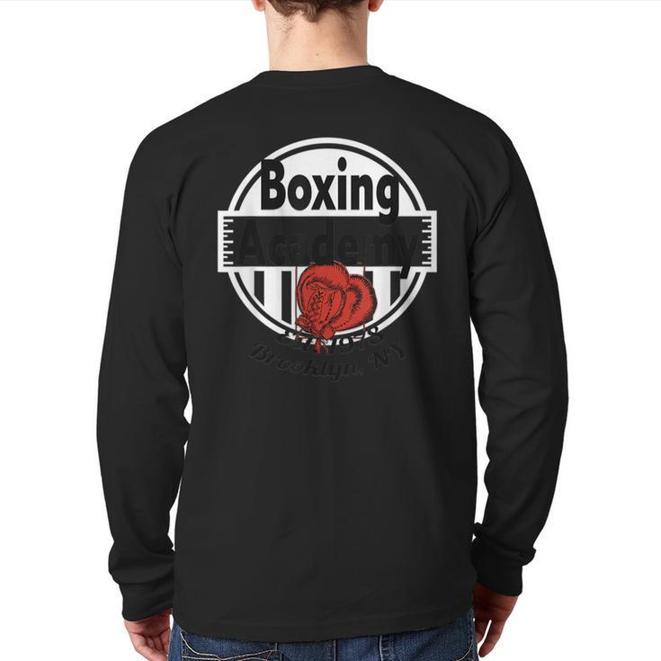 Boxing Academy Est 1978 Brooklyn Ny Vintage Boxer T Back Print Long Sleeve T-shirt