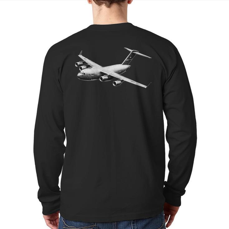 C-17 Globemaster Iii Military Back Print Long Sleeve T-shirt