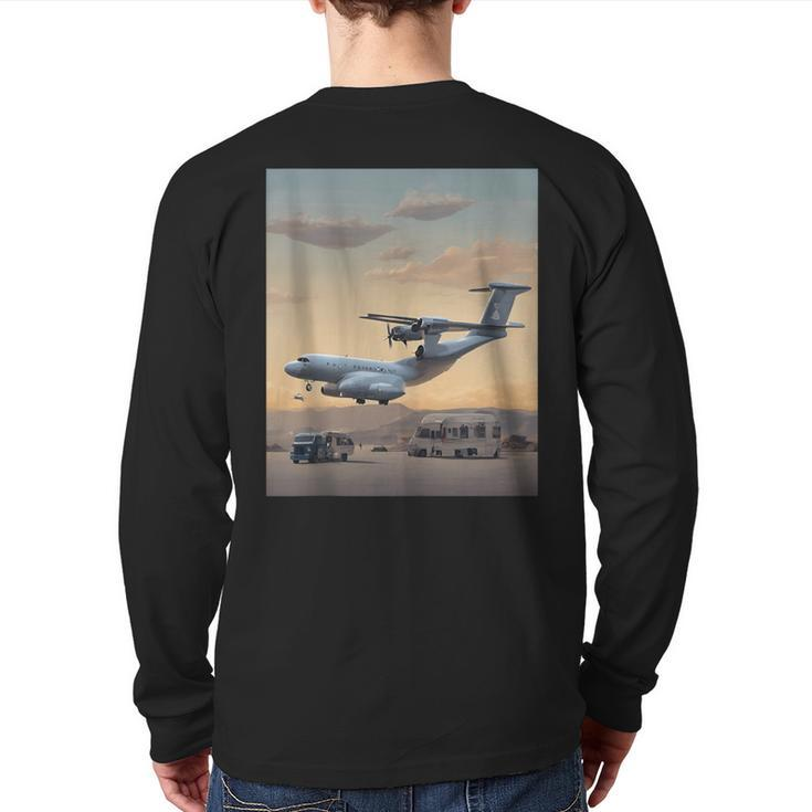 C-9 Nightingale Medevac Master Graphic Back Print Long Sleeve T-shirt