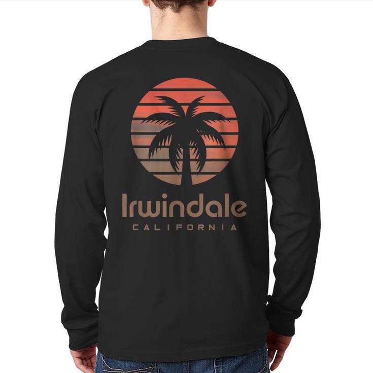 California Irwindale Back Print Long Sleeve T-shirt