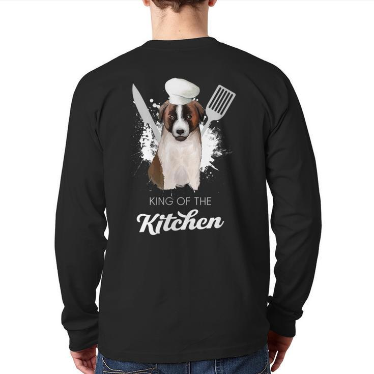 Cao De Gado Transmontano Puppy King Of The Kitchen Dog Back Print Long Sleeve T-shirt