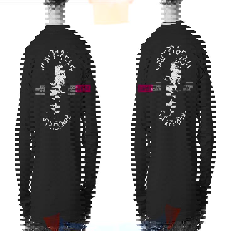 Costa Mesa California T Ca Vintage Souvenir Back Print Long Sleeve T-shirt