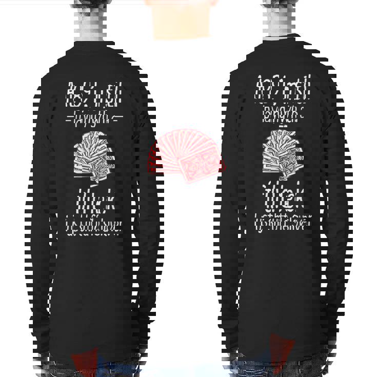 89Th Birthday 89 Year Old Cards Back Print Long Sleeve T-shirt