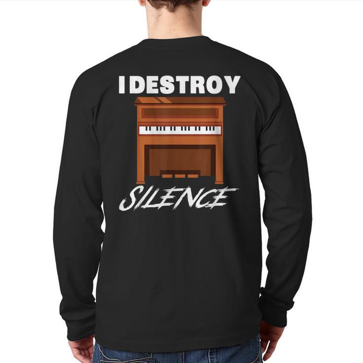 Celesta I Destroy Silence New Year Back Print Long Sleeve T-shirt