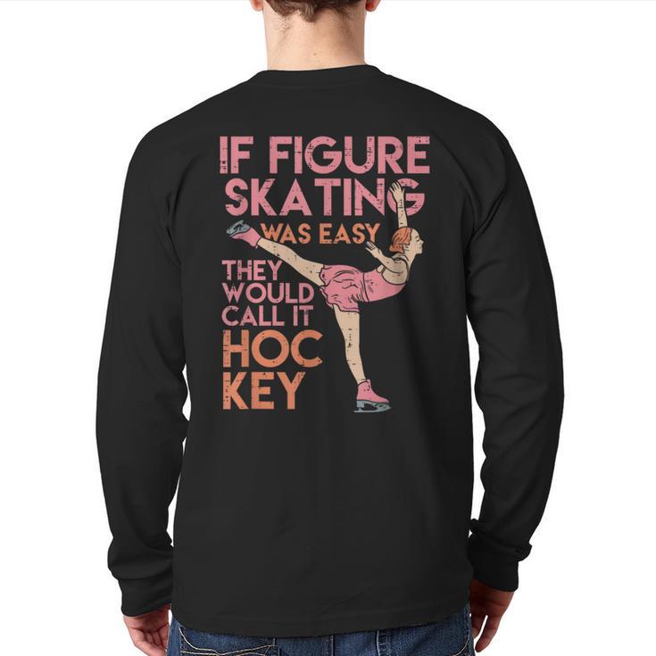 Heartbeat Ice Skating Figure Skater Men's T-shirt Back Print