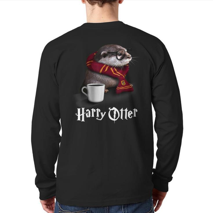 Otter Harry Otter For Otter Lover Back Print Long Sleeve T-shirt