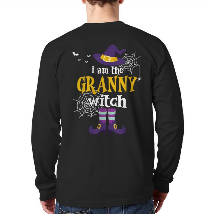 I’M The Granny Witch Family Halloween Costume Back Print Long Sleeve T-shirt
