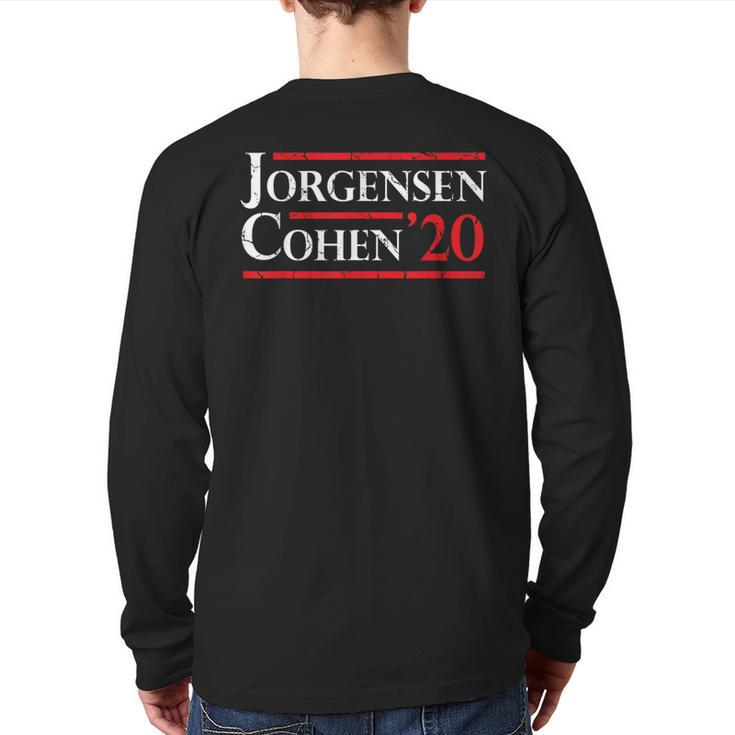 Jo Jorgensen Cohen Libertarian Candidate For President Back Print Long Sleeve T-shirt