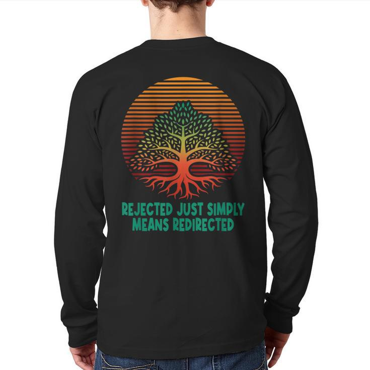 Just Simply Means Redirected Sayings Inspirational Back Print Long Sleeve T-shirt
