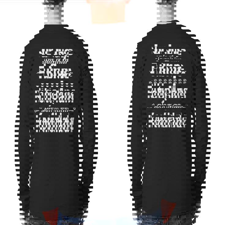 Kromfohrländer Foot Horn For Kromfohrländer Back Print Long Sleeve T-shirt