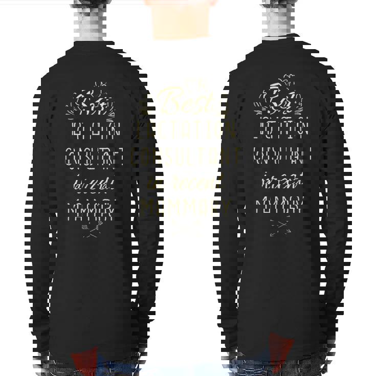 Lactation Consultant Best Lactation Consultant Back Print Long Sleeve T-shirt