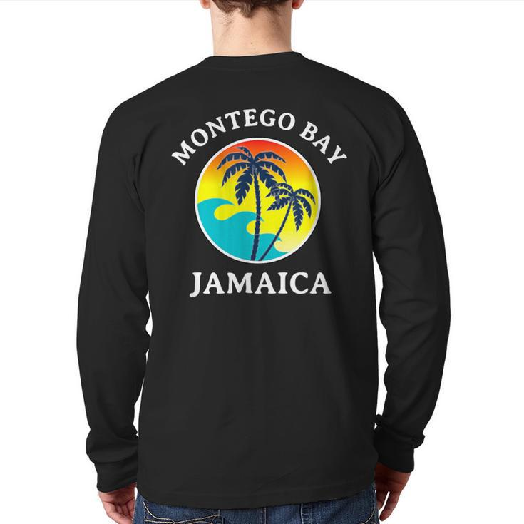 Montego Bay Jamaica Matching Family Vacation T Back Print Long Sleeve T-shirt